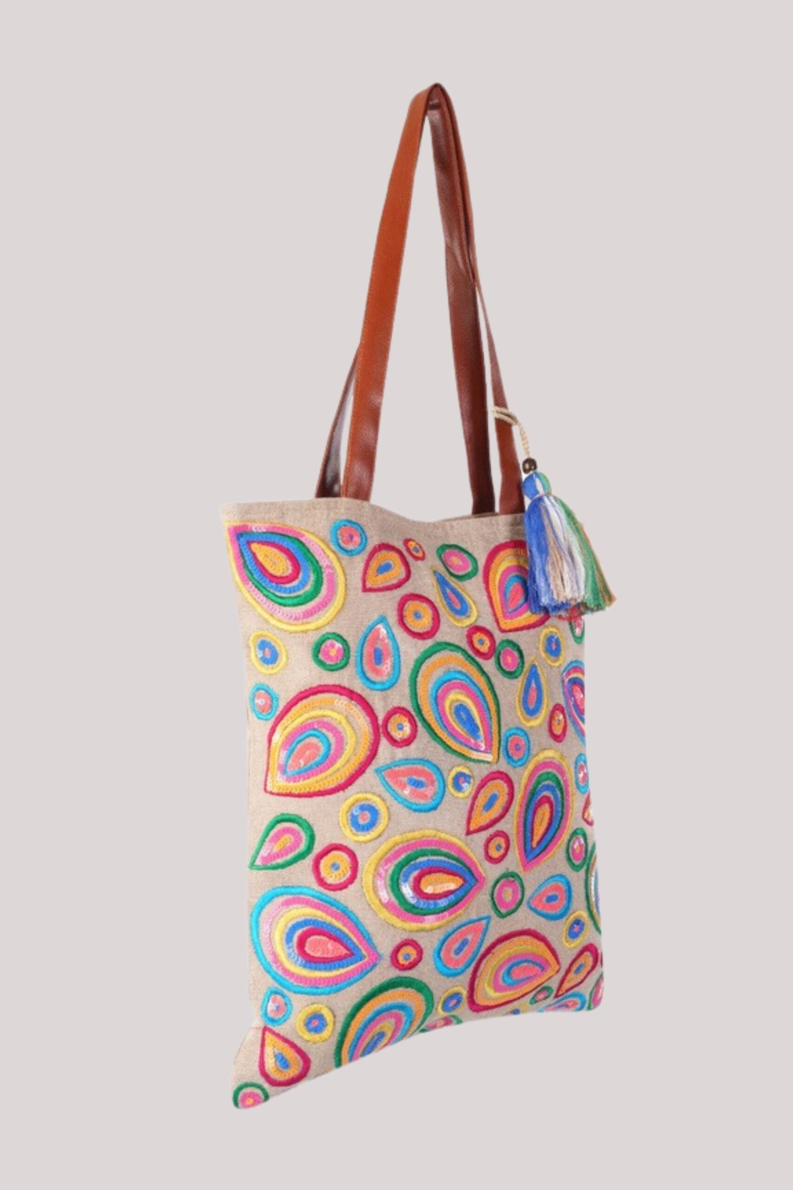 Abstract Print Tote Bag
